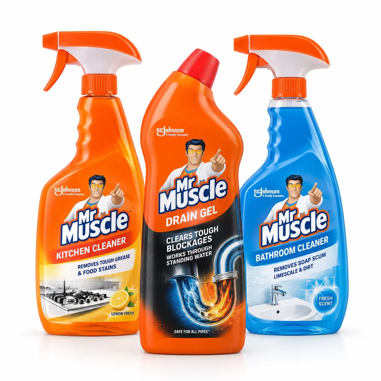 Limpiadores domésticos Mr Muscle