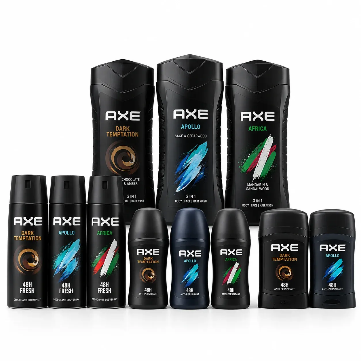 Axe Deodorants & Shower Gels