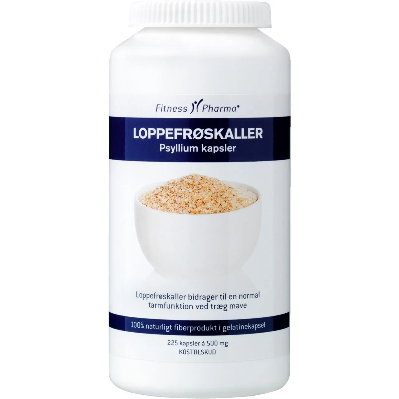 Fitness Pharma Loppefrøkapsler / Psyllium 225 pcs.