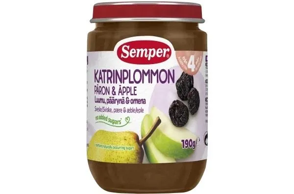 Semper Prune, Pear & Apple 4M 190g